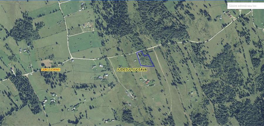 Teren Construcții intravilan de 6000 mp, în Șaru Dornei