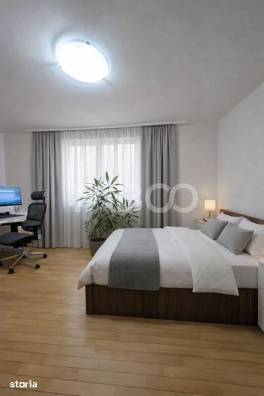 Apartament cu 3 camere semidecomandat în Bună Ziua