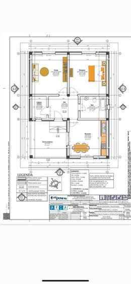 Casa noua la rosu + Teren generos Mircea Voda Gara