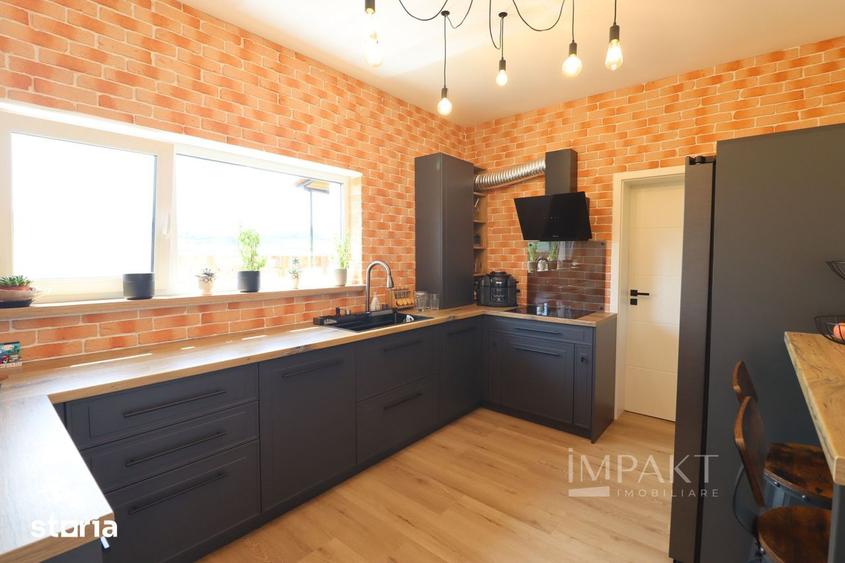 Duplex superb la vanzare, finisat, mobilat, utilat, situat in Chinteni - 4