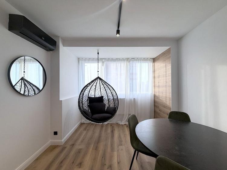 Apartament cu 3 camere semidecomandat, mobilat în Floreasca