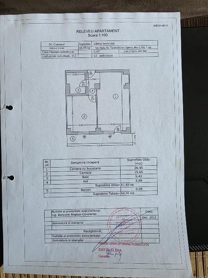 Apartament cu 2 camere decomandat, mobilat în Chiajna