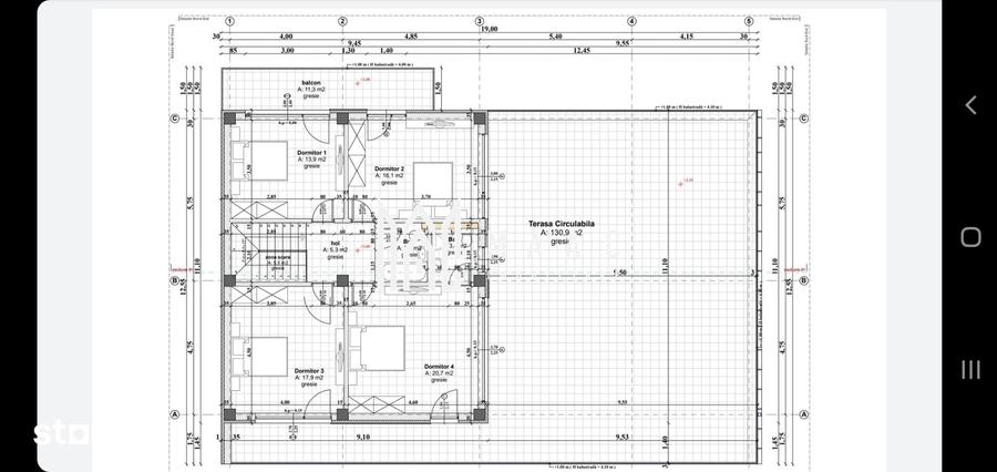 Casă cu 5 camere cu Teren 1190 Mp în Central
