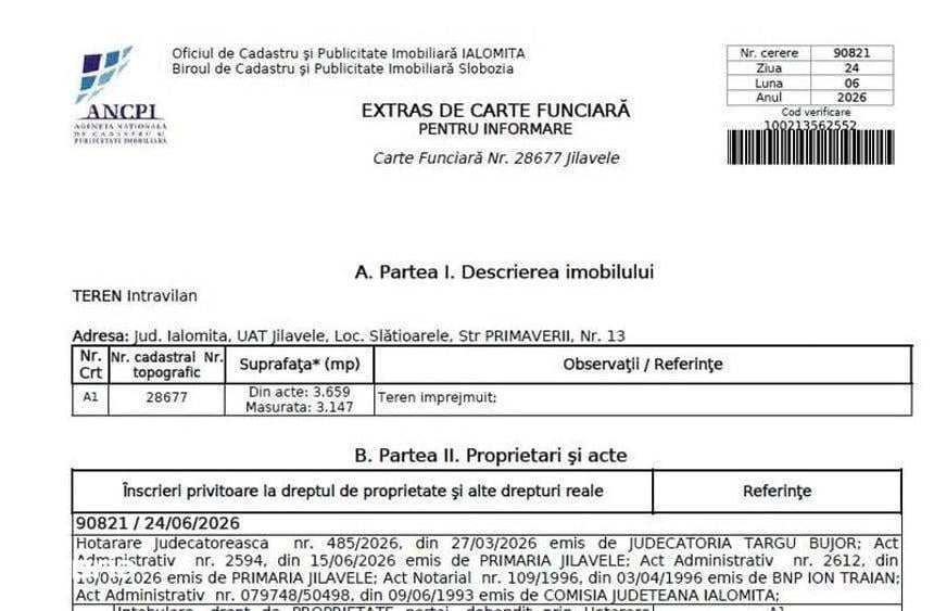 Casă cu 3 camere cu Teren 77 Mp în Jilavele