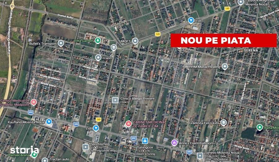 Teren intravilan 822 mp, toate utilitatile, dublu front stradal, Mosni - 1