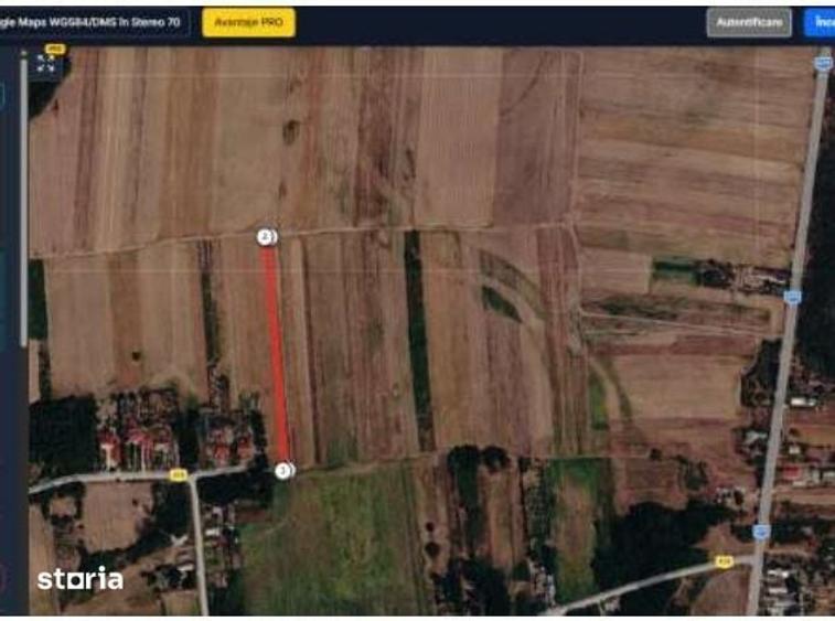 Teren de 1500 mp, în Bârla