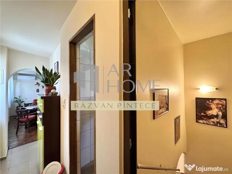 Apartament cu 5 camere decomandat, mobilat în Cantacuzino