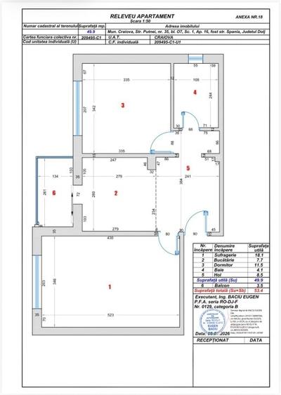 Apartament cu 2 camere decomandat, mobilat în Sărari