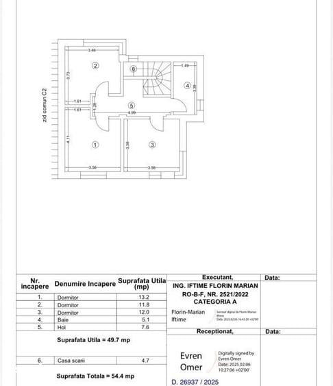 Casă cu 4 camere cu Teren 204 Mp în Palazu Mare