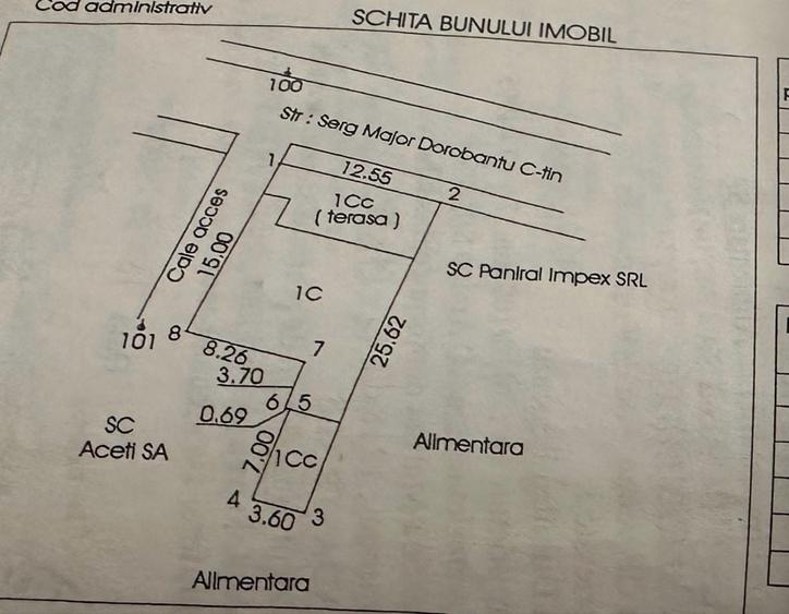 Spațiu comercial, de 220 mp, în Ultracentral