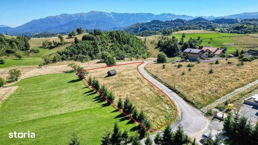 Teren de 3400 mp, în Fundata