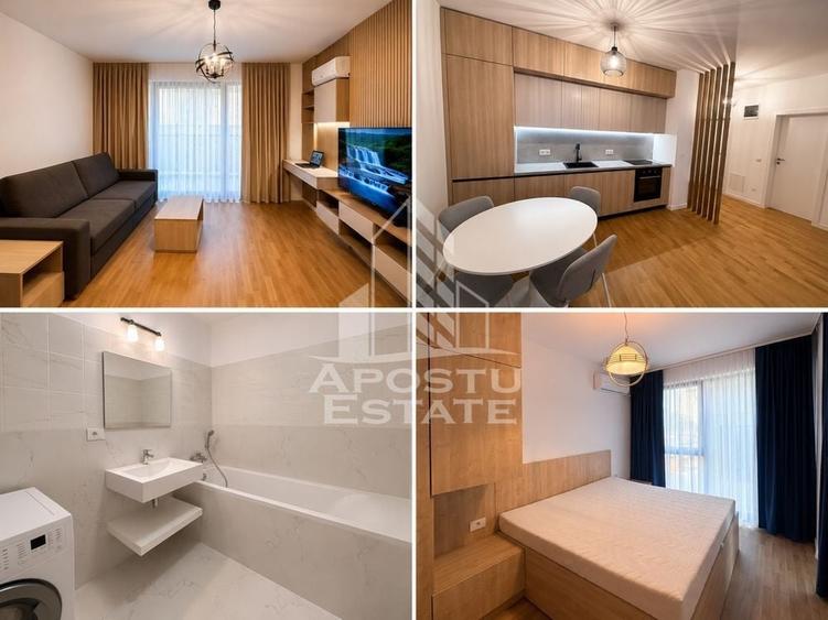 Apartament cu 2 camere semidecomandat, mobilat în Central
