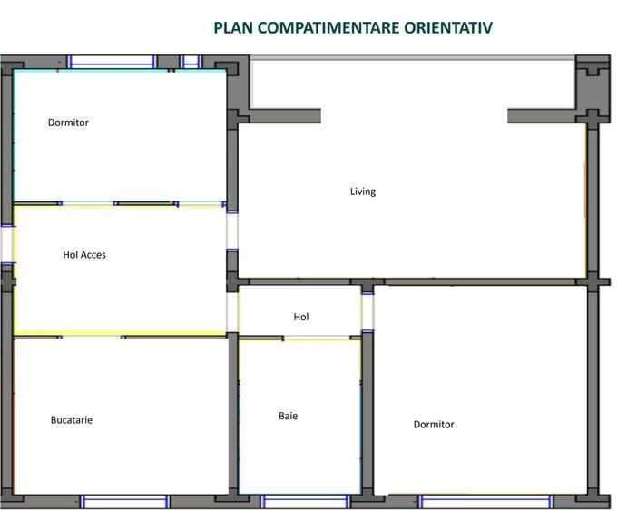 Apartament 3 camere decomandate | Manastur  | Aleea Negoiu - 10