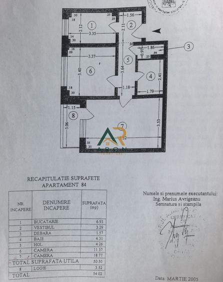 Apartament cu 2 camere decomandat, mobilat în Tineretului
