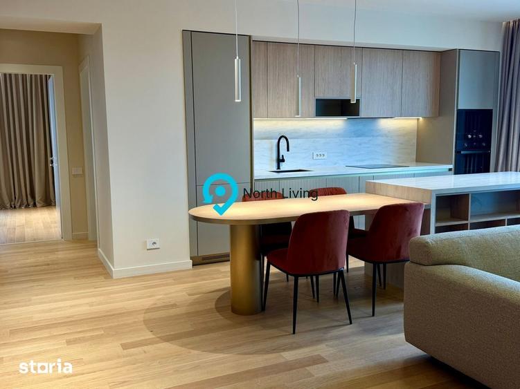 Apartament cu 4 camere, mobilat în Băneasa