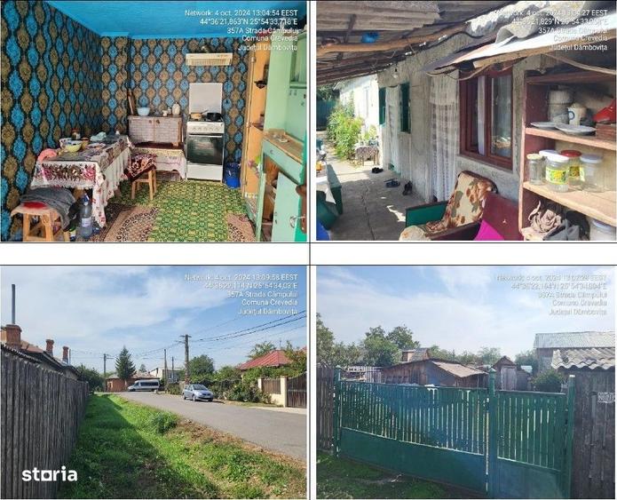 Casă cu 3 camere cu Teren 526 Mp în Crevedia