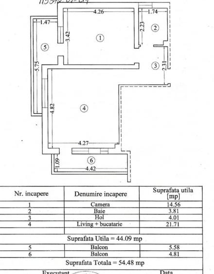 Apartament cu 2 camere, mobilat în Mamaia-Sat