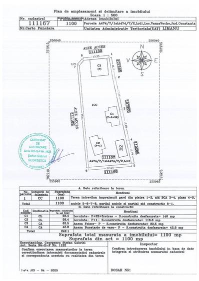 Casă cu Teren 1100 Mp în Limanu