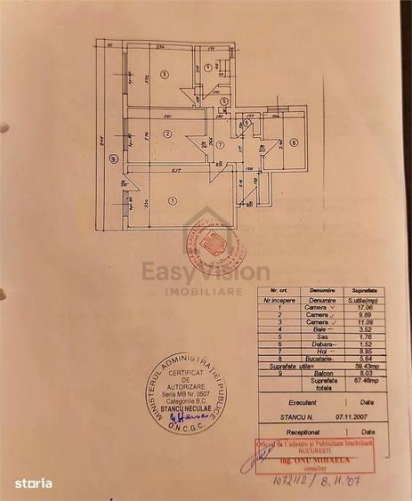 Apartament cu 3 camere, mobilat în Pantelimon