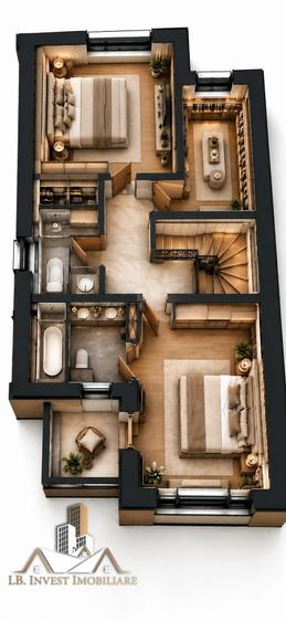 Duplex cu 5 camere cu Canalizare în Giarmata-Vii
