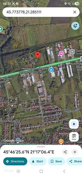 Teren Calea Lugojului artera 11.509 mp - urbanism / utilitati !! - 1