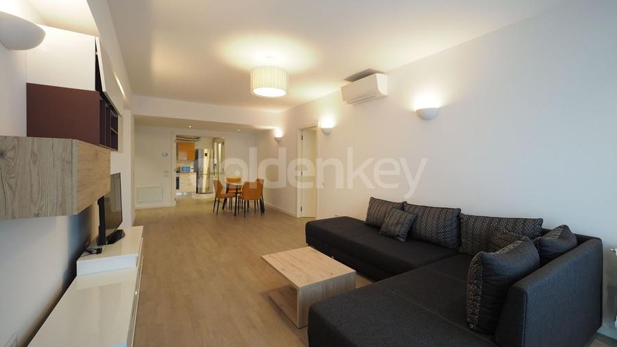 Apartament cu 3 camere semidecomandat, mobilat în Herăstrău