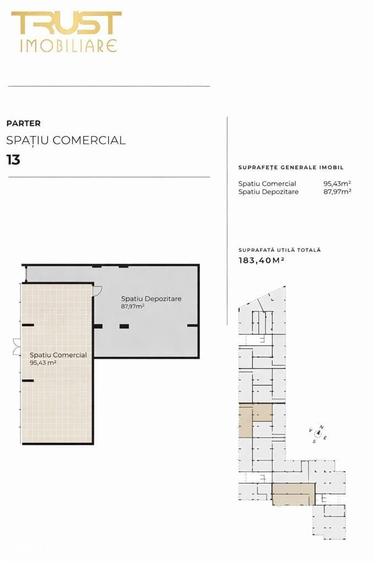 Spațiu comercial, de 183 mp, în Gheorgheni