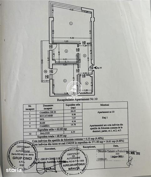 Apartament cu 2 camere decomandat în Nicolina