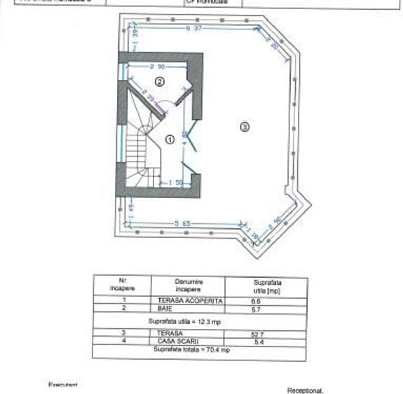 Casă individuală cu 4 camere cu Canalizare în Palazu Mare