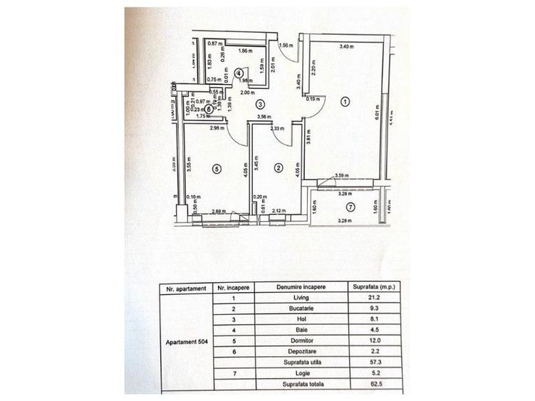 Apartament cu 2 camere decomandat, mobilat în Tractorul