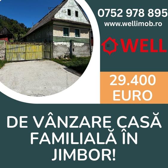 Casă cu 1 camere cu Teren 1842 Mp în Jimbor