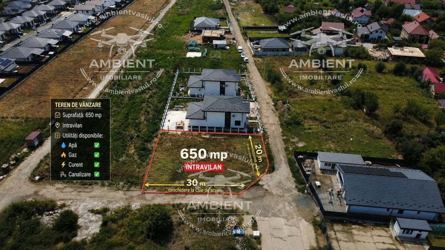 Teren Construcții intravilan de 650 mp, în Central