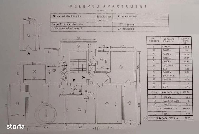 Vanzare apartament 5 camere terase Cotroceni metrou Parcul Operei - 1