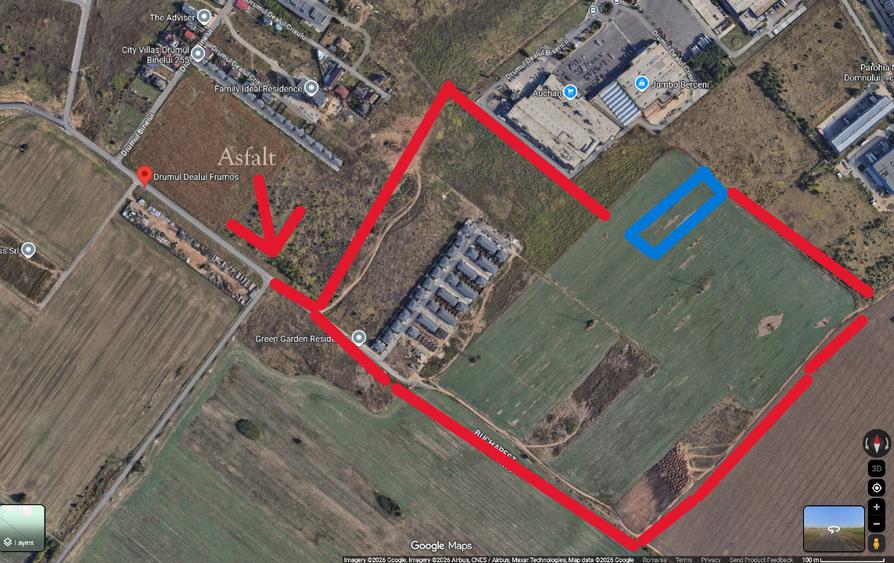 Teren Construcții intravilan de 5000 mp, în Metalurgiei