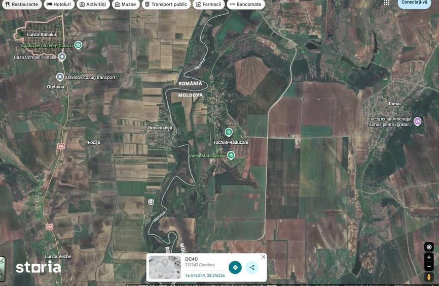 Teren de 5000 mp, în Lunca