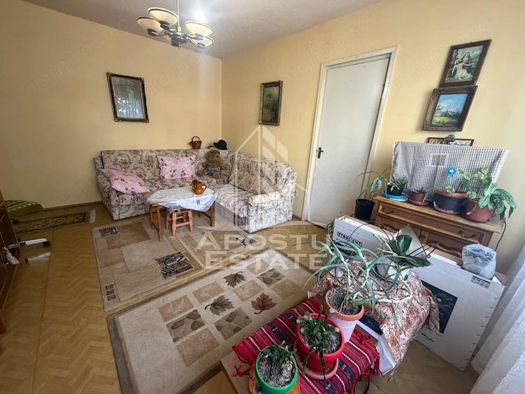 Apartament cu 3 camere semidecomandat în Dacia