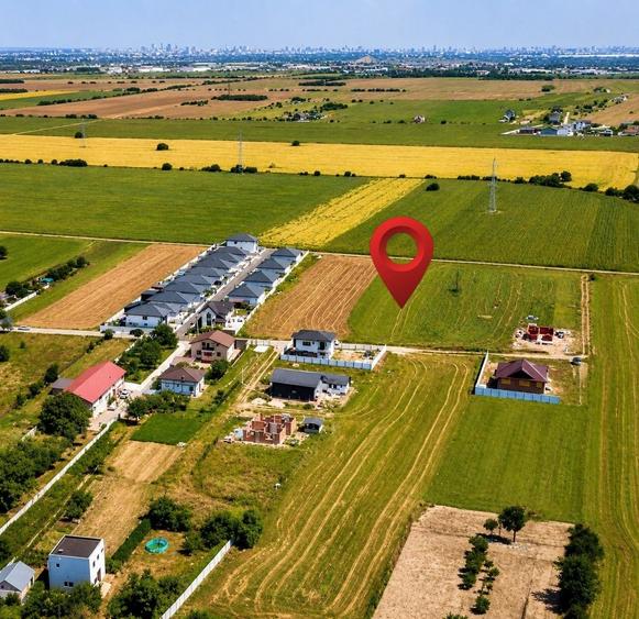 Teren 2.456 mp Zurbaua 2 fronturi stradale | A0 la 2 km | Asfalt + utilitati - 4
