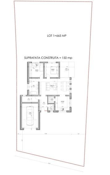 Casă individuală cu 4 camere cu Canalizare în Dorolț