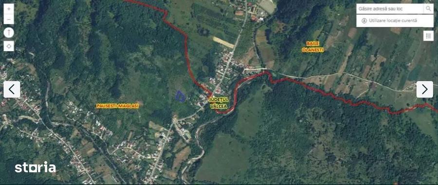 Teren de 2300 mp, în Păușești