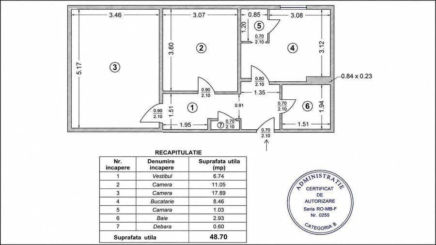 2 Camere Decomandat | Mobilat | 49 mp | Berceni - 1