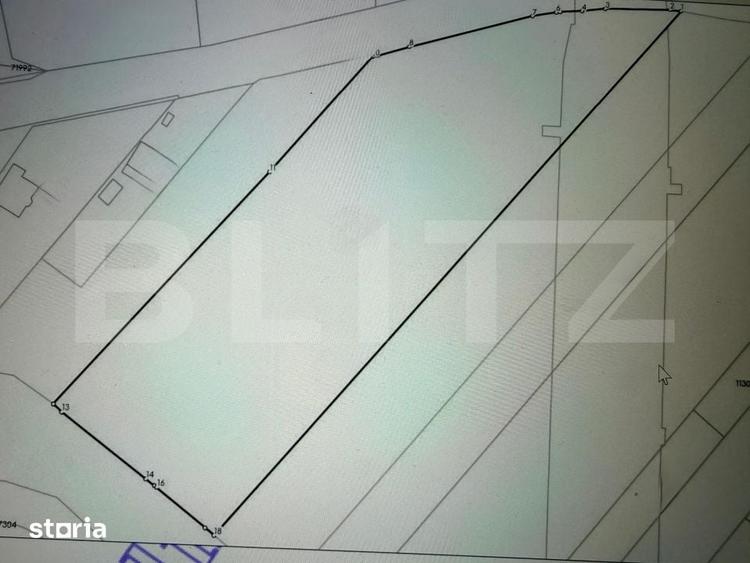 Teren de 11500 mp, în Cetate