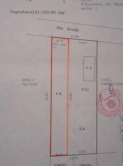 Teren intravilan Otopeni de vanzare . 70.000 Euro - 1