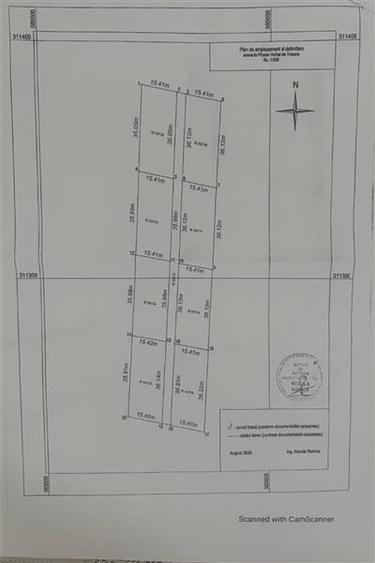 Teren Construcții intravilan de 550 mp, în 1 Decembrie