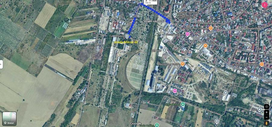 Teren de 130000 mp, în Vest