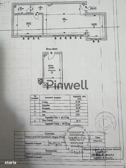 Apartament cu 2 camere în Industriilor