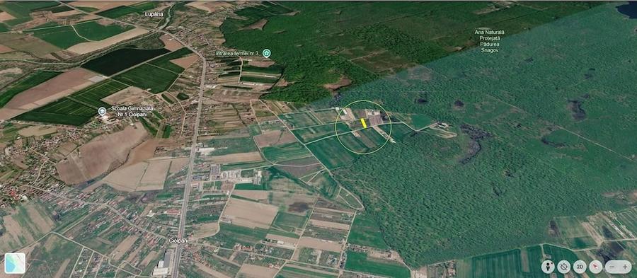 Teren de 1400 mp, în Ciolpani
