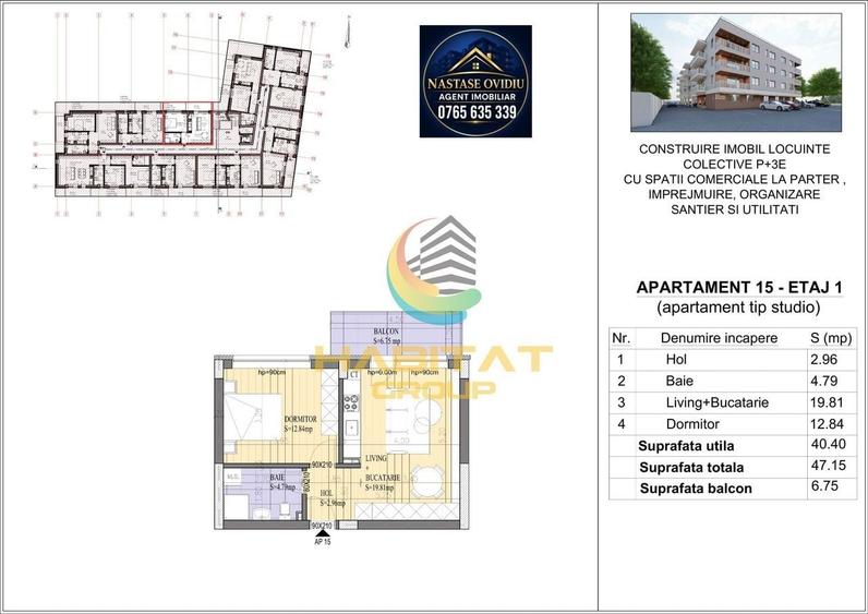 Apartament cu 2 camere în Central