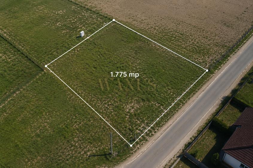 Teren Construcții intravilan de 1775 mp, în Exterior Nord