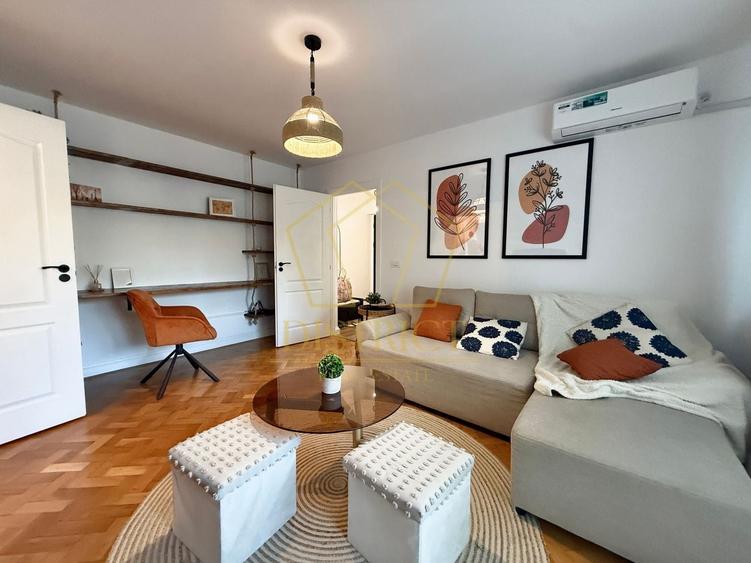 Apartament cu 2 camere semidecomandat, mobilat în Tipografilor