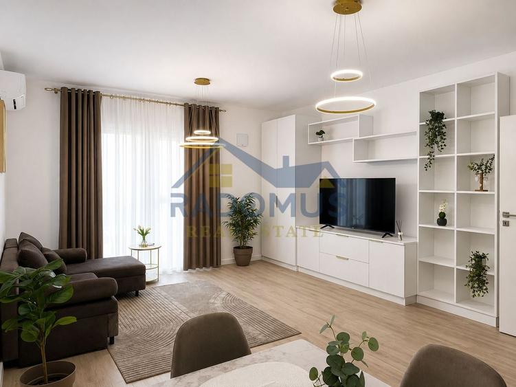 Apartament cu 2 camere decomandat, mobilat în Nord